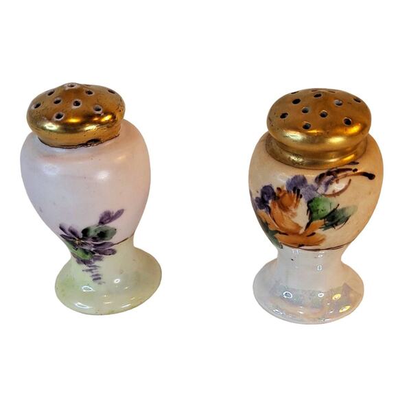 Antique Noritake China Salt & Pepper Set (circa pre-1921) --- Rare - Picture 1 of 3
